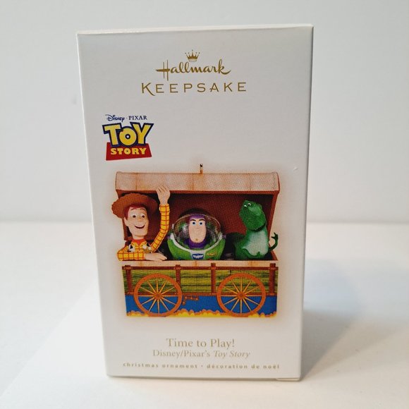 Hallmark Holiday Hallmark Keepsake Time To Play Disney Pixars Toy Story Christmas Ornament
